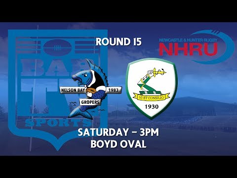 2018 NHRU Round 15 Premier 1 - Nelson Bay Gropers v Merewether Carlton
