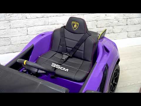Видео обзор детский электромобиль Lamborghini M 5100EBLR