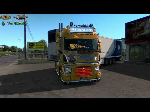 (ETS2 v1.37)#Renault T Addons v 2.1 by SCS,Blade1974