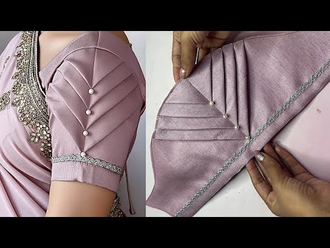 Trending sleeve design cutting and stitching| blouse sleeves design| बाजू का डिजाइन sleeves design|