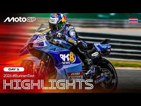 Marquez 1-2, Quartararo furious as Buriram Test Day 1 ends 💥 | HIGHLIGHTS Buriram Test - Day 1