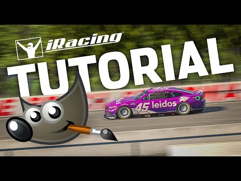 iRacing Gimp Tutorial - Paint Livery Scheme Design 2024 Edition