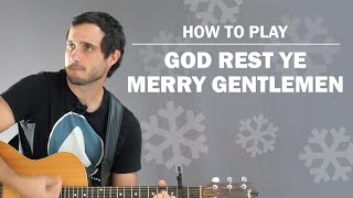 God Rest Ye Merry Gentlemen | How To Play On Guitar
