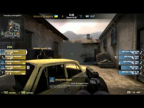 CS:GO NiP V Astana Dragons Inferno MSI Beat it! 2013 European Finals