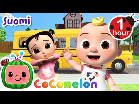 Linjurin pyörät | CoComelon Finnish Songs (Wheels on the Bus) | Lastenlauluja ja loruja