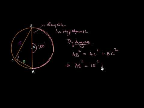 Inscribed shapes: find diameter (Hindi) (video) | Khan Academy
