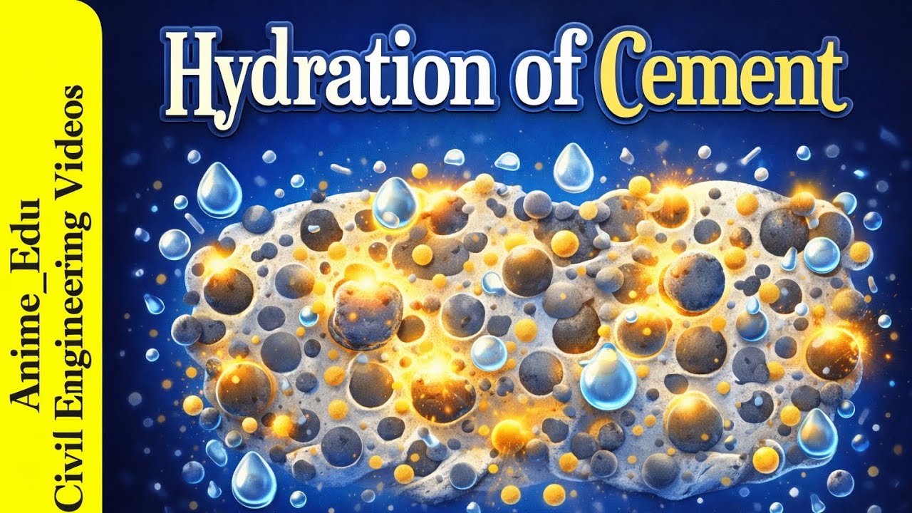 The overview of the Process of Hydration of Cement || Hydration of Cement #1 ||