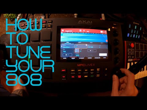 How to tune your 808 on an Akai MPC Live/Live2/One (4K)