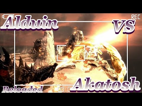 Skyrim Battles - Alduin vs Akatosh [Reloaded][Legendary Settings]