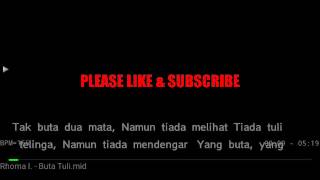 Download lagu Karaoke Buta Tuli Rhoma Irama no Vocal HQ Audio mp3