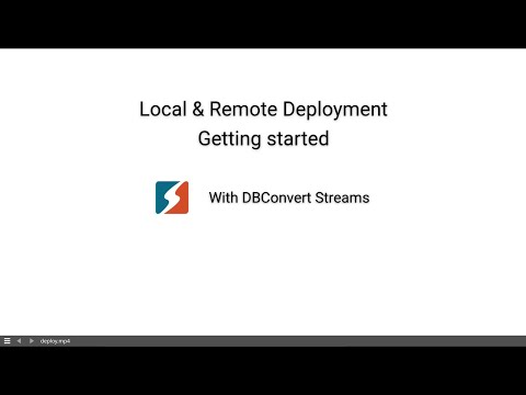 Deployment walkthrough