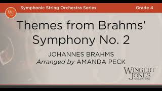 Themes from Brahms' Symphony No. 2
