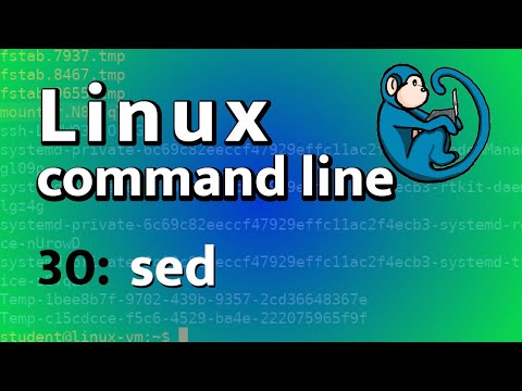 LCL 30 - sed - Linux Command Line tutorial for forensics