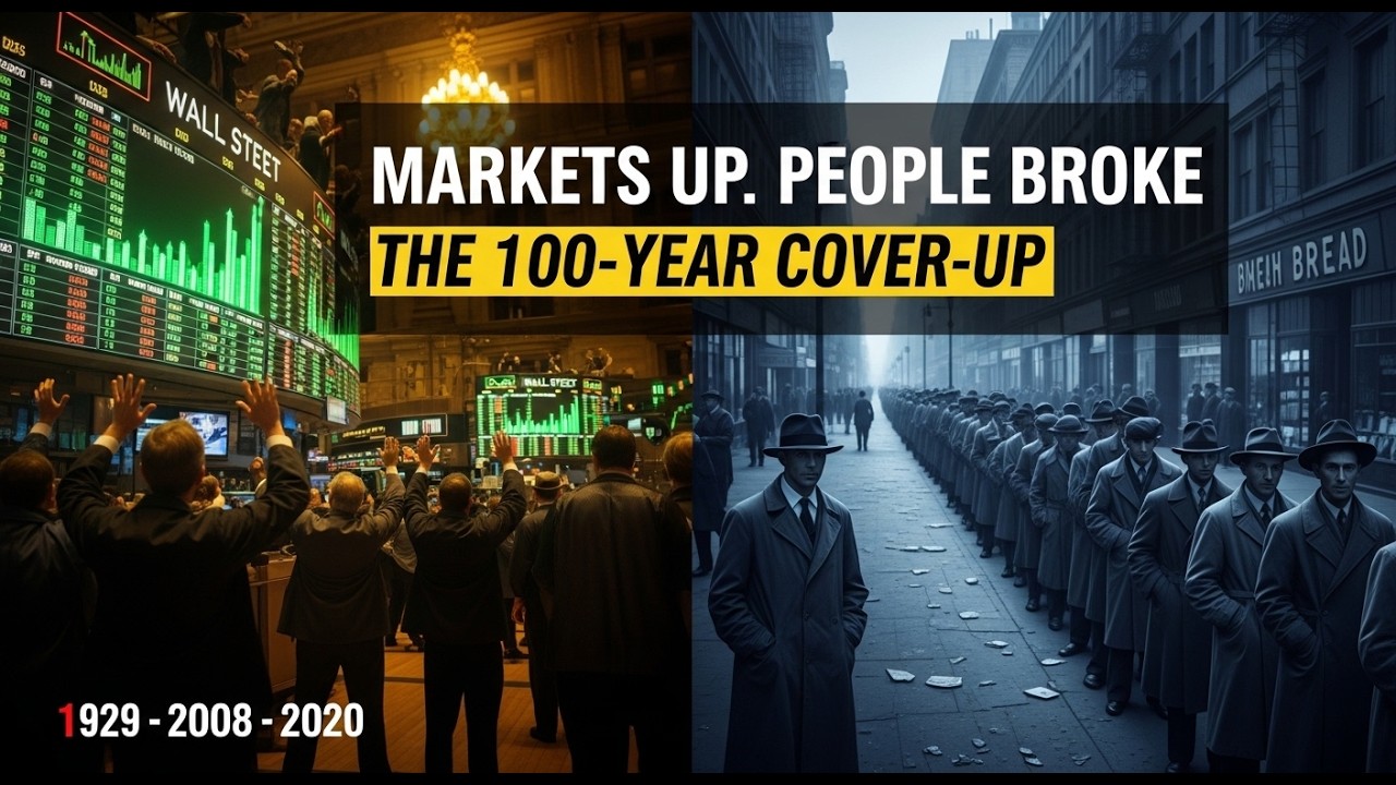 Why Stock Markets Stay High During Economic Collapse (The 100-Year Pattern Nobody Explains)