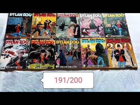 DYLAN OLD #20 - DYLAN DOG dal n. 191 al n. 200. Video Speciale! ❤️🤟🌟💥👽