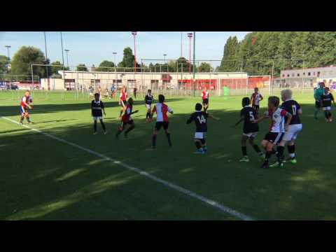 SC Feyenoord JO13-2 - Spartaan 20 JO13-3  10 Sept 2016 Tweede Helft Eindstand 2-2