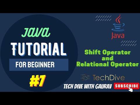 Shift Operator Relational Operator In Java With Example Tutorial 7