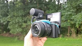 Video thumbnail for Sennheiser MKE 200 - Small & Affordable Vlogging Mic by Tom Antos