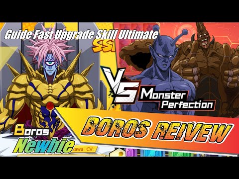 GUIDE NEWBIE UPGRADE SSR BOROS SKILL ULTIMATE FULL DAMAGE PART 1 One Punch Man
