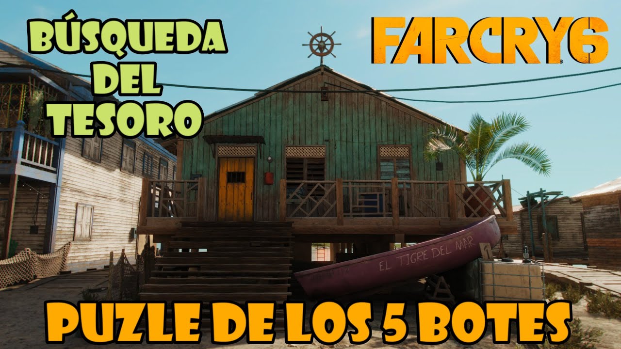 FAR CRY 6 - Búsqueda del tesoro - Una marea creciente - Puzle de los 5 botes