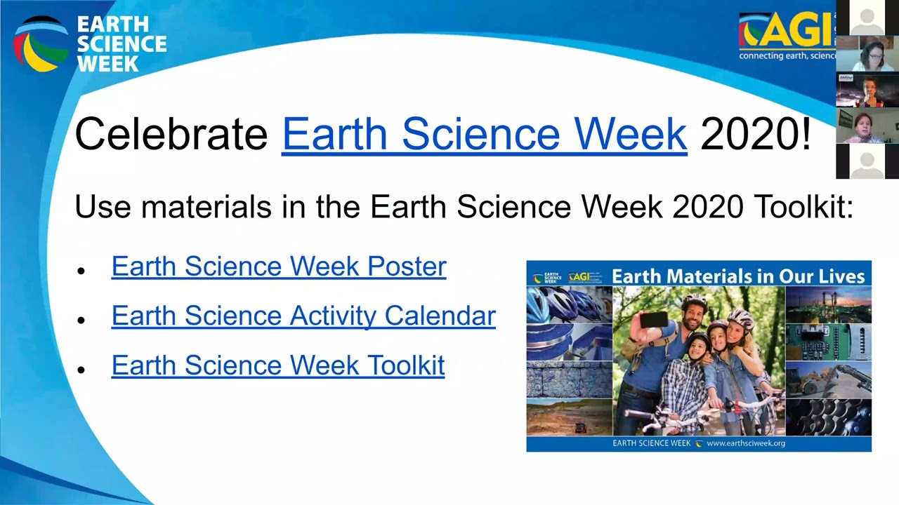 NGSS ESS Mini series: Remote Teaching & Learning Resources, part 1