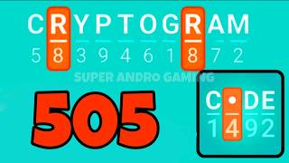 CRYPTOGRAM 505