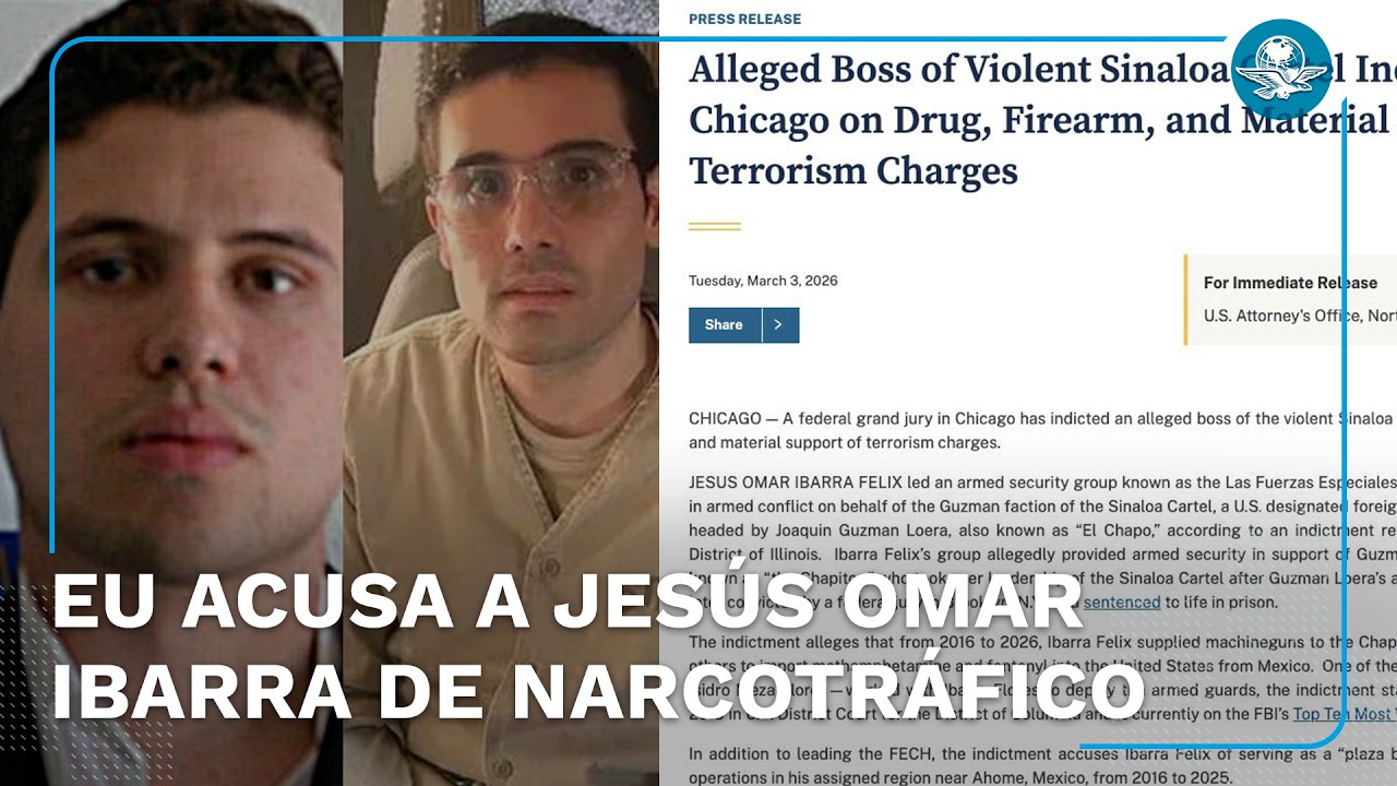 EU imputa a “El Chuta”, presunto líder del Cártel de Sinaloa por drogas y armas