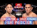 Hyunsung Park Vs Carlos Hernandez UFC Prediction Flyweight Prospects Clash