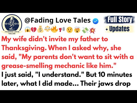 My wife didn't invite my father to Thanksgiving. When I asked why, she said, "My parents don't...