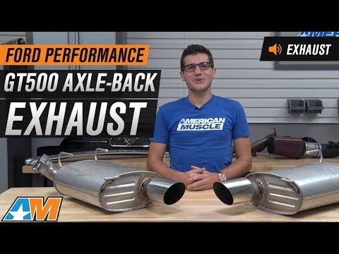 2011-2014 Mustang Ford Performance GT500 Style Axle-Back Exhaust Sound Clip & Install