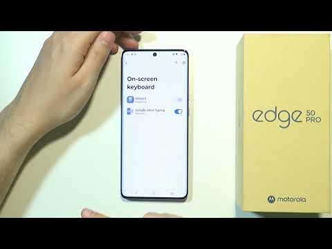 How to Turn On/Off Auto Text Correction on Motorola Edge 50 Pro