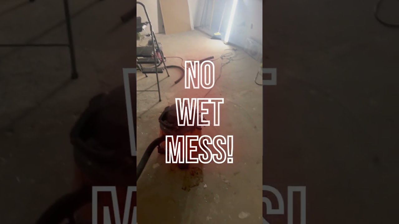 DIY Popcorn Ceiling Removal - Shop Vac and Scraper - No Mess! #diy #homerenovation #kitchenremodel