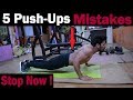 5 Push-Ups Mistakes Never Do | How to do Perfect Push Up (Home/Gym)