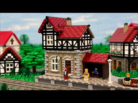 Bautechnik-Eskalation am Bahnhof - Bau einer Lego Stadt Teil 193.