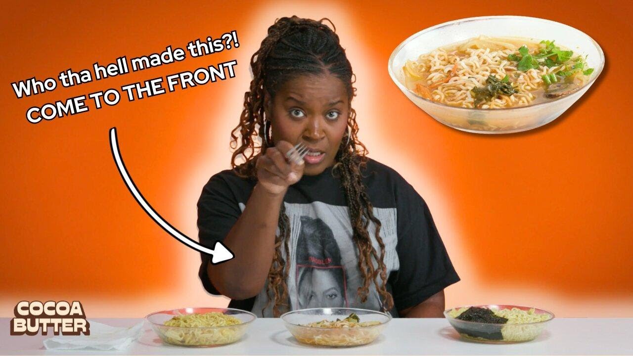 Millennial Women Try Each Other's Ramen (Blindfolded Edition)