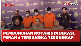 Download lagu Pembunuhan Notaris di Bekasi, Peran 6 Tersangka Terungkap #Beritasatu mp3