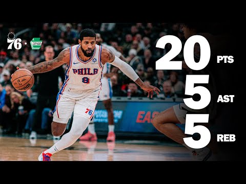 Paul George Records 20 Points in 30 Minutes vs. Milwaukee