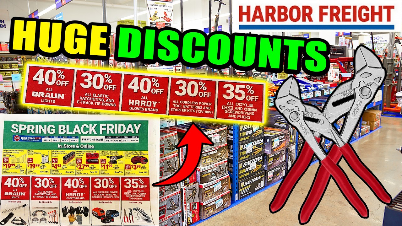 Harbor Freight 30%–40% OFF Deals You Shouldn’t Ignore — Spring Black Friday 2026