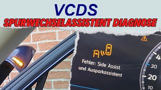 Fehler C11F3 Spurwechselassistent Warnleuchte | SWA Side Assist | VW Audi | VCDS Diagnose
