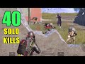 40 SOLO KILLS NEW WORLD RECORD | SOLO VS SQUAD | PUBG MOBILE