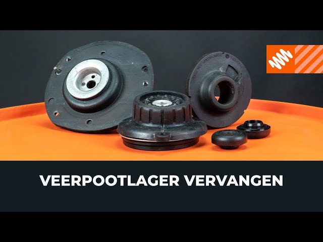 Bekijk onze instructievideo over het vervangen AUDI Q3 Toplager, schokdemper