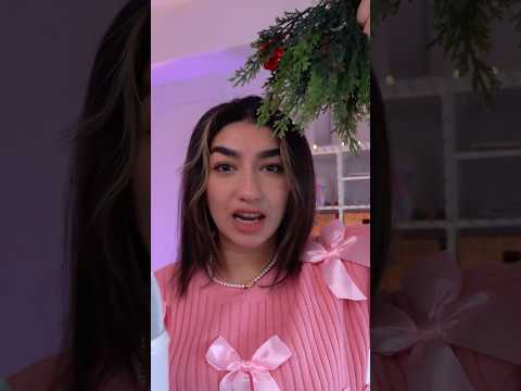 asmr mistletoe smooches ❄️ #asmr #sleep #asmrsounds