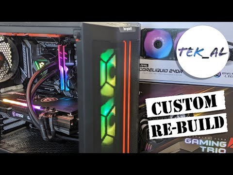 MSI MAG and Trio RTX 3070 Re-Build in BeQuiet Case (time lapse)