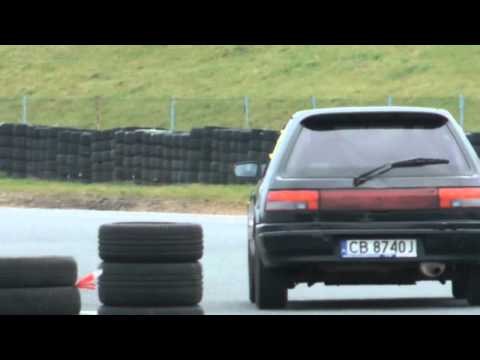 VII SuperOes Tor Poznań 2012 - Łukasz Kaczmarski / Katarzyna Kałek - Mazda 323 GT