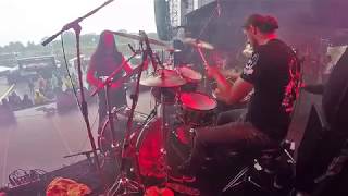Video Erik Sabo DOOMAS "God Liar" - Live Shots & Drum Cam 11.08.2017 B
