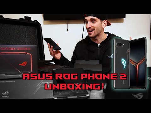 BRAND NEW ROG PHONE 2 HOOK UP! Unboxing the World's Best Gaming Phone
