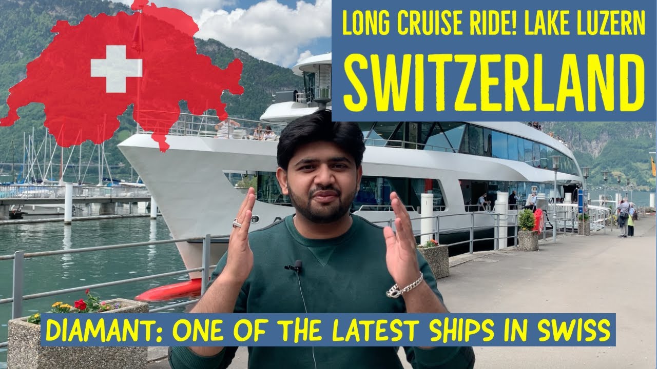 Experience the captivating journey across Lake Lucerne as a tourist.