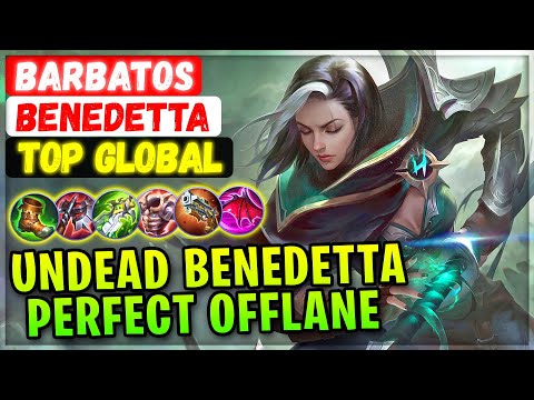 No One Can Stop Me!! Perfect Offlane Benedetta [ Top Global Benedetta ] Barbatos - Mobile Legends