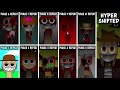 Sprunki PHASE 1 10 But EVERYONE REPEATS After HYPER SHIFTED PHASE 3 All Characters Sprunki