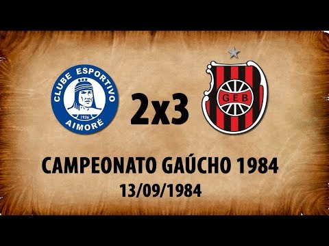 Aimoré 2x3 G.E.Brasil - Campeonato Gaúcho 1984